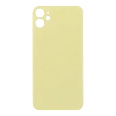 Скло корпусу iPhone 11 Yellow ( Big Hole )