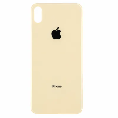 Скло корпусу iPhone Xs Max Gold ( Big Hole )