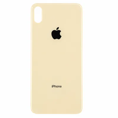 Скло корпусу iPhone Xs Max Gold ( Big Hole )