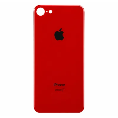 Скло корпусу iPhone 8 Red ( Big Hole )