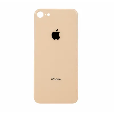 Скло корпусу iPhone 8 Gold ( Big Hole )