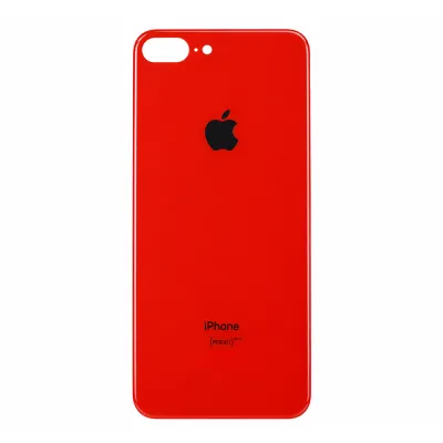 Скло корпусу iPhone 8 plus Red ( Big Hole )