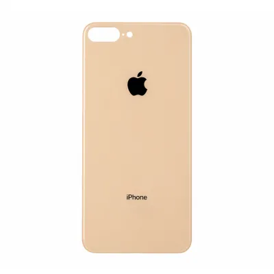 Скло корпусу iPhone 8 plus Gold ( Big Hole )