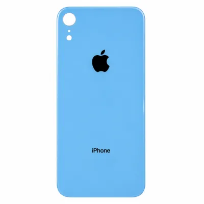 Скло корпусу iPhone Xr Blue ( Big Hole )