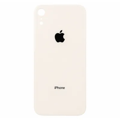 Скло корпусу iPhone Xr White ( Big Hole )