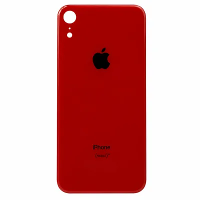 Скло корпусу iPhone Xr Red ( Big Hole )