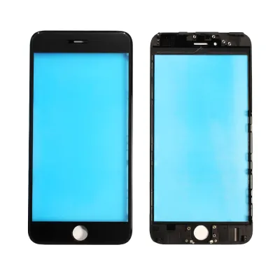 Скло екрану з рамкою + OCA Adhesive iPhone 6 Plus Black