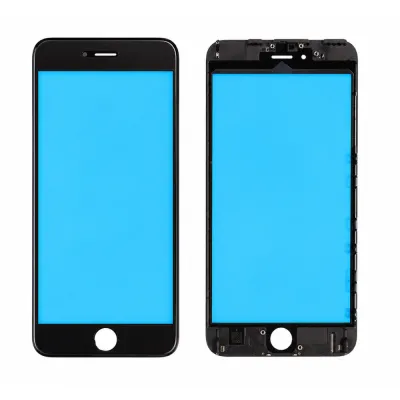 Скло екрану з рамкою + OCA Adhesive iPhone 6s Plus Black