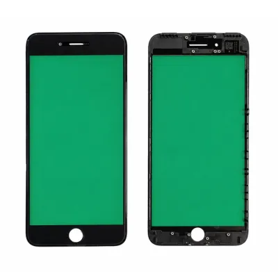 Скло екрану з рамкою + OCA Adhesive iPhone 7 Plus Black