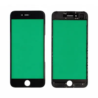 Скло екрану з рамкою + OCA Adhesive iPhone 7 Black