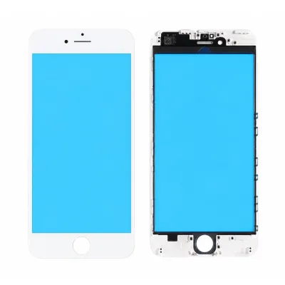 Скло екрану з рамкою + OCA Adhesive iPhone 6 Plus White