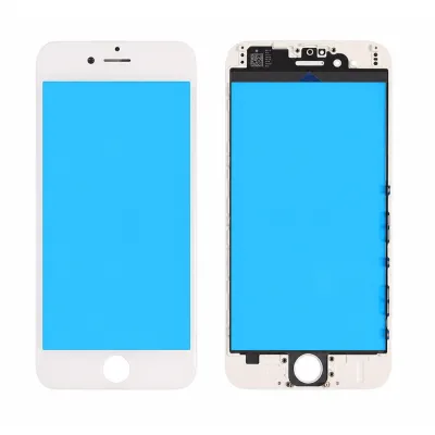 Скло екрану з рамкою + OCA Adhesive iPhone 6 White