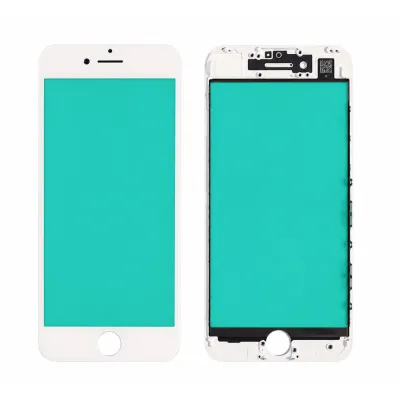 Скло екрану з рамкою + OCA Adhesive iPhone 7 White
