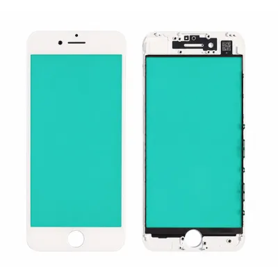 Скло екрану з рамкою + OCA Adhesive iPhone 7 White