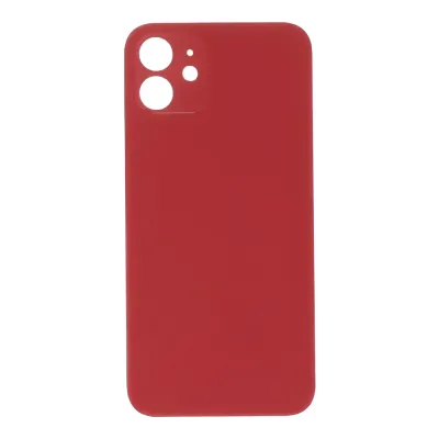 Скло корпусу iPhone 12 red ( Big Hole )