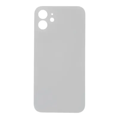 Скло корпусу iPhone 12 White ( Big Hole )