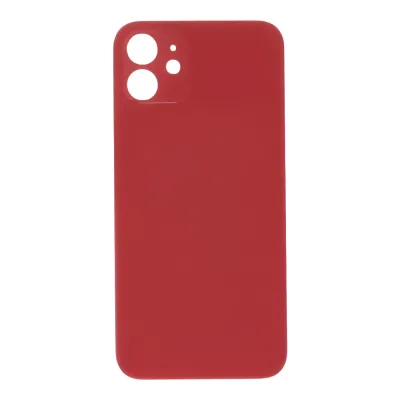 Скло корпусу iPhone 12 Mini Red ( Big Hole )