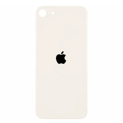 Скло корпусу iPhone SE 2 White ( Big Hole )