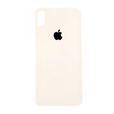 Скло корпусу iPhone Xs Silver ( Normal Hole + кільце )