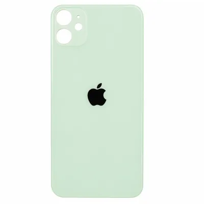 Скло корпусу iPhone 11 Green ( Normal Hole + кільце )