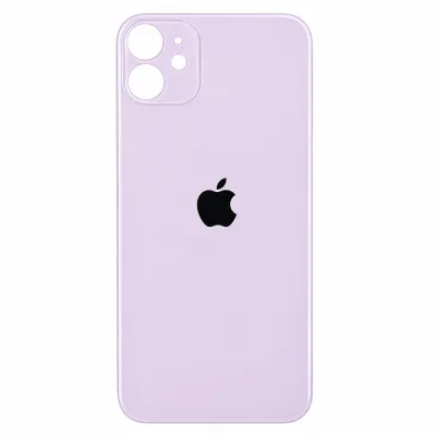 Скло корпусу iPhone 11 Purple ( Normal Hole + кільце )