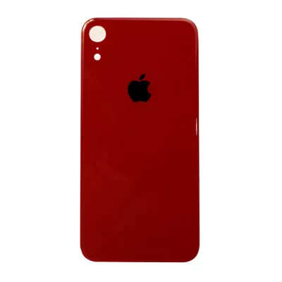 Скло корпусу iPhone Xr Red ( Normal Hole + кільце )