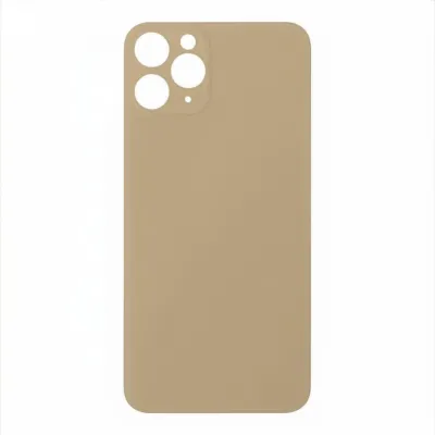 Скло корпусу iPhone 11 Pro Gold ( Normal Hole + кільце )