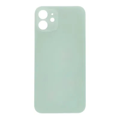 Скло корпусу iPhone 12 Green ( Normal Hole + кільце )