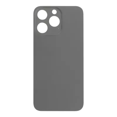 Скло корпусу iPhone 13 Pro Max Graphite ( Normal Hole + кільце )