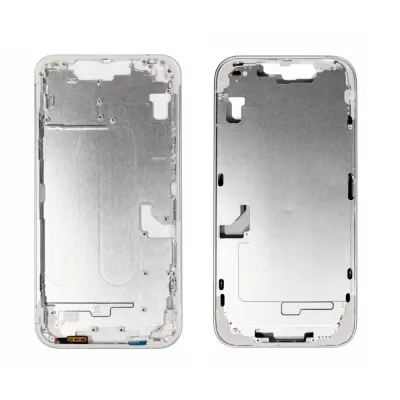 Housing (Frame) E-Sim Aluminum alloy iPhone 14 Plus Starlight OEM