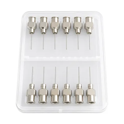 Голка для PUR клея металева 24G 1/2 QJS-492 12шт/уп