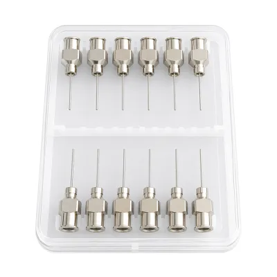PUR Glue Metal Needle 24G 1/2 QJS-492 12pcs/box
