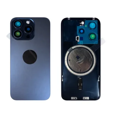 Заднє скло iPhone 15 Pro Blue OEM