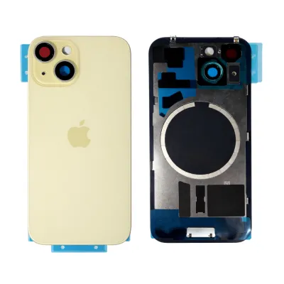 Заднє скло iPhone 15 Yellow OEM