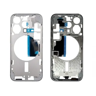 Корпус ( Рама ) E-Sim Titanium alloy iPhone 15 Pro White OEM