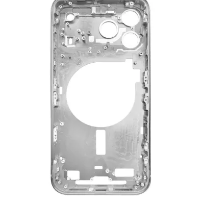 Корпус ( Рама ) E-Sim iPhone 17 Pro Max Silver OEM
