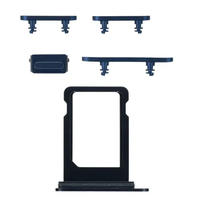 Комплект Кнопок iPhone 12 / 12 mini Black