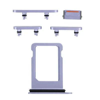 Комплект Кнопок iPhone 12 / 12 mini Purple