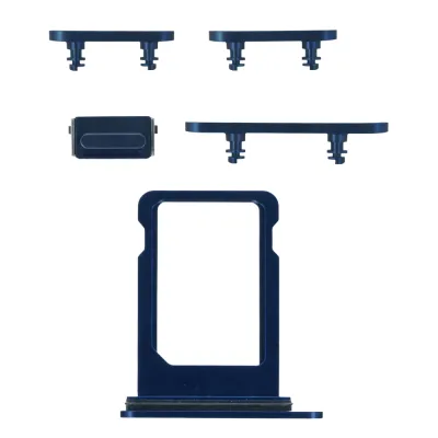 Комплект Кнопок iPhone 12 / 12 mini Blue