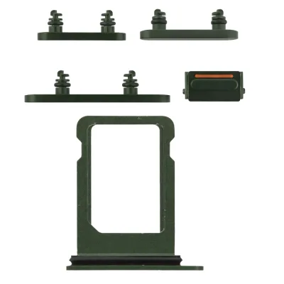 Комплект Кнопок iPhone 13 / 13 mini Green