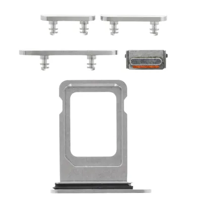 Button Kit iPhone 13 Pro / Pro Max Silver