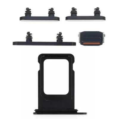 Комплект Кнопок iPhone 14 / 14 Plus Mightnight