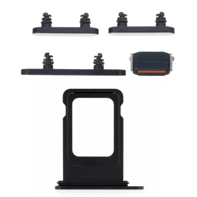 Комплект Кнопок iPhone 14 / 14 Plus Mightnight