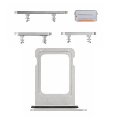 Button Kit iPhone 14 Pro / Pro Max Silver
