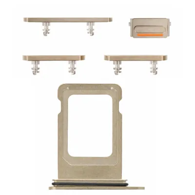 Button Kit iPhone 14 Pro / Pro Max Gold