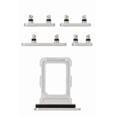 Button Kit iPhone 16 Pro / 16 Pro Max White Titanium