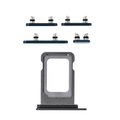 Button Kit iPhone 15 Pro / 15 Pro Max Blue Titanium
