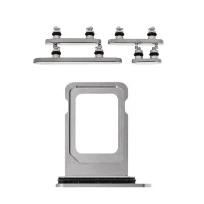 Button Kit iPhone 15 Pro / 15 Pro Max White Titanium