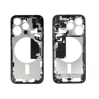 Корпус ( Рама ) E-Sim Aluminum alloy iPhone 15 Pro Black HQ