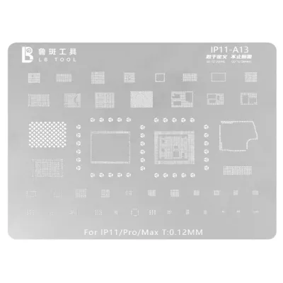 LB Integrated Stencil for Solder Paste Application iPhone 11 Series